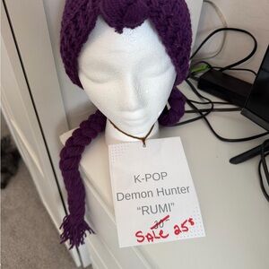 K-POP Demon Hunter "RUMI" Kids Superhero Headwrap - Purple